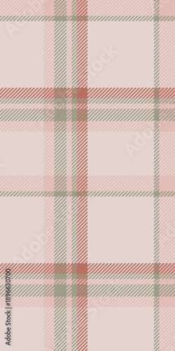 Blank textile fabric plaid, factory texture check pattern. Season vector background tartan seamless in light and pastel colors.