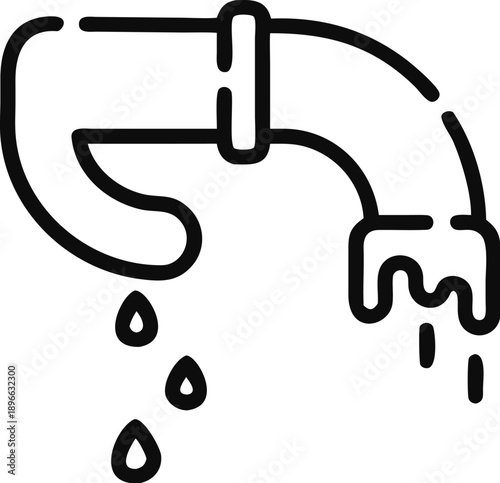 Simple Water Drop Icon Design