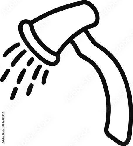 Simple Water Hose Drawing