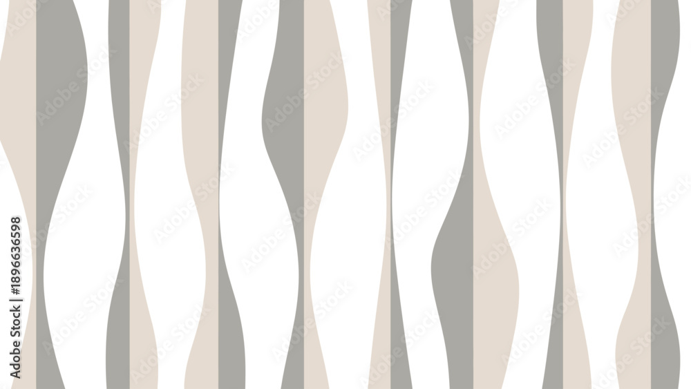 Fototapeta premium Abstract seamless pattern with flowing vertical lines and waves.
