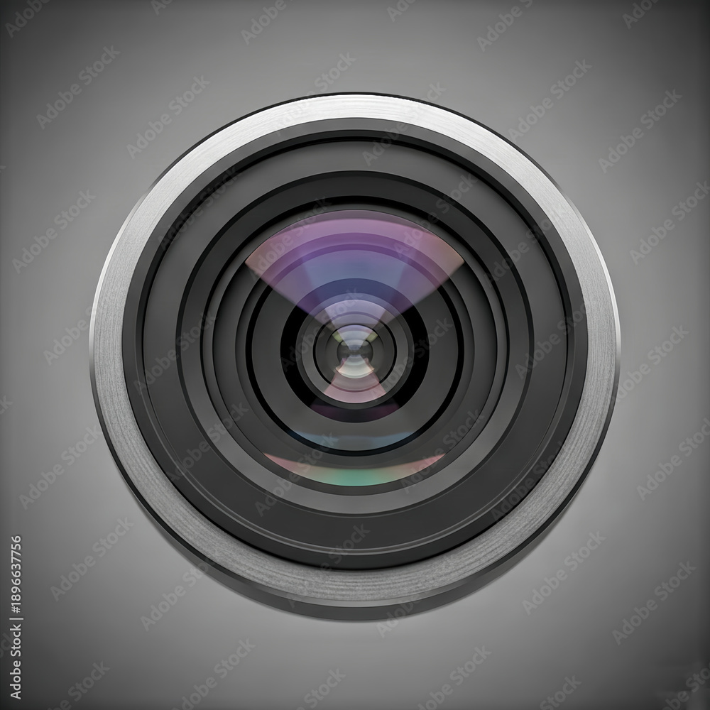 Fototapeta premium Wide Angle Camera Lens Glass Close Up Abstract Photography Technology