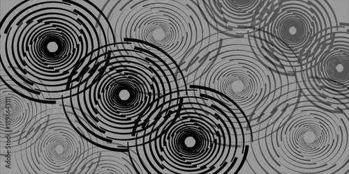 abstract sketch in monochrome colors