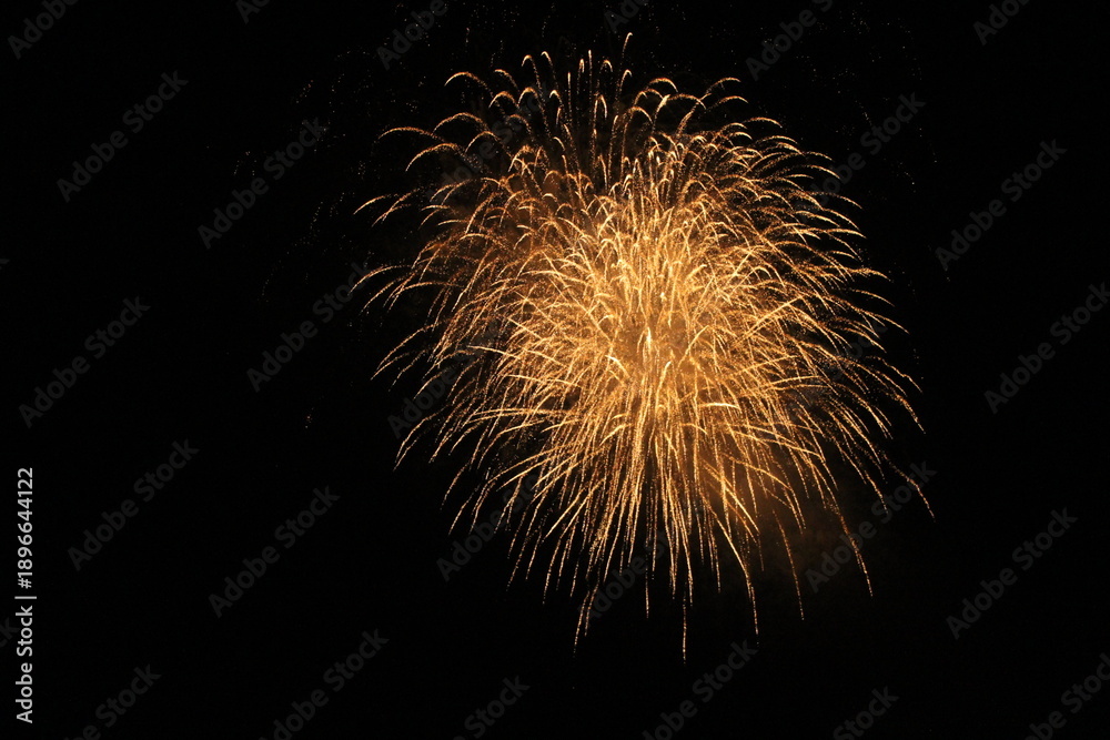 Obraz premium radiant fireworks exploding 