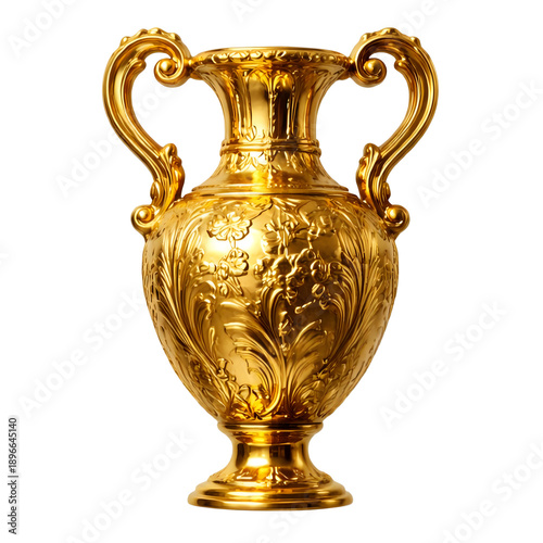 Antique Golden Vase Urn