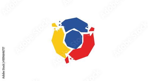 Colorful hands forming a circle.