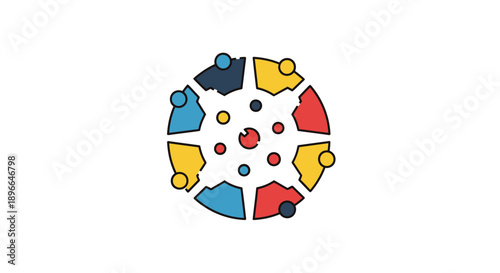 Diverse People in a Circle Meeting.