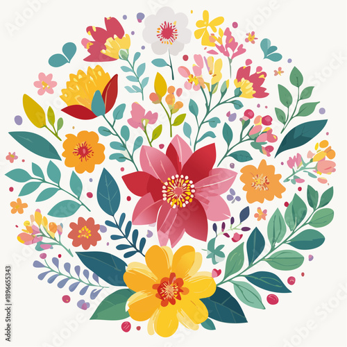 vector floral background