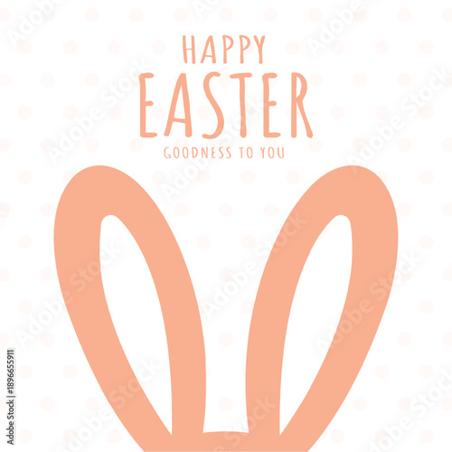 Vector Happy Easter Day Design Background