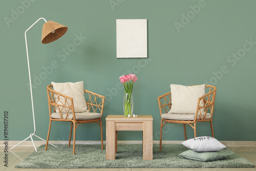 Interior of living room wit...