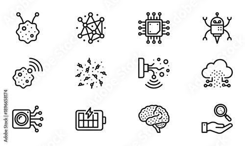 Vehicle twin vector icon design with car on tablet screen outline graphic symbol isolated.