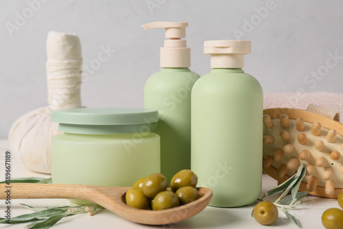 Set of natural cosmetic pro...