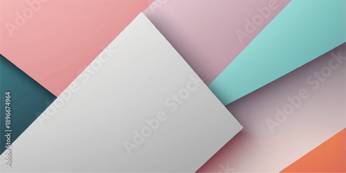 Abstract colorful geometric background with lines and shapes