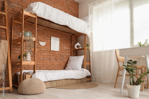 Interior of teenager's room...