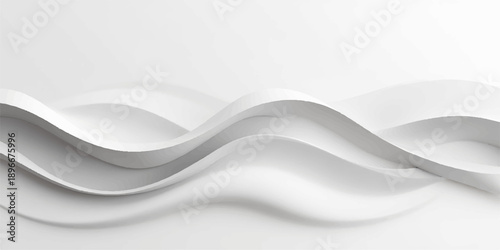 Abstract wave background with silverware elements and vector design
