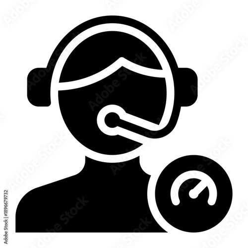 performance glyph icon