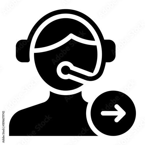 right arrow glyph icon