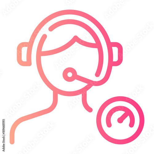 performance gradient icon