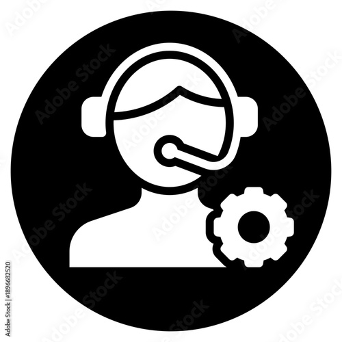 gear glyph icon