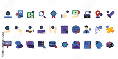 Validate Icon Set – Check Mark, Verification, Approval and Confirmation Symbols