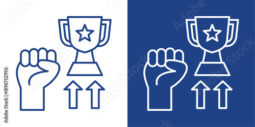 Drive Blue And White Icon Style Collection