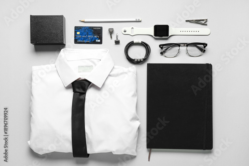 Stylish men's clothes with ...