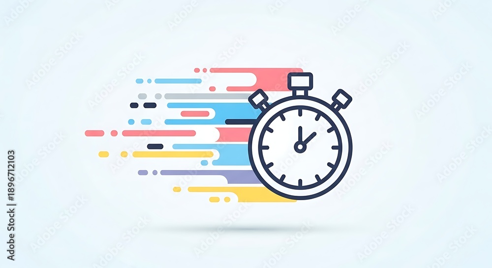 Obraz premium Speed and time management made easy