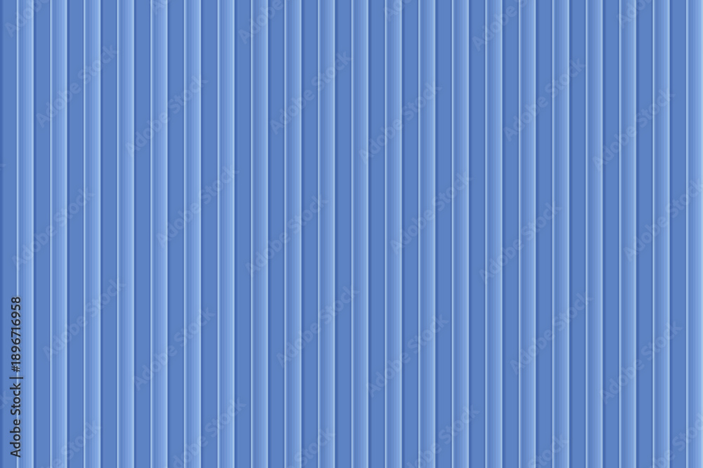 Fototapeta premium Wall panel with blue background. Realistic wooden floor vector illustration.