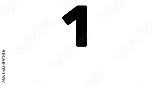 black number one