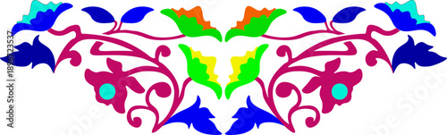 Floral pattern. wood carving pattern