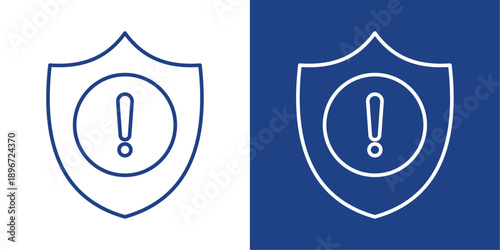 Risk Blue And White Icon Style Collection