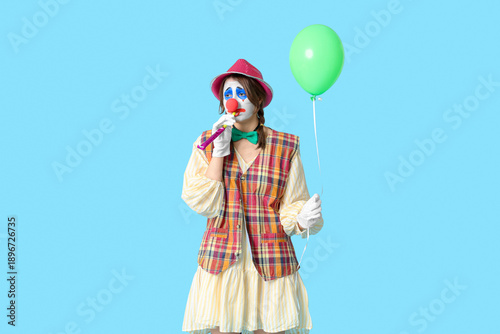 Young woman dressed as sad ...