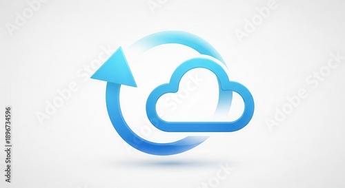 Dynamic Cloud Storage Solution Displaying Data Backup and Refresh Operations for Digital Systems