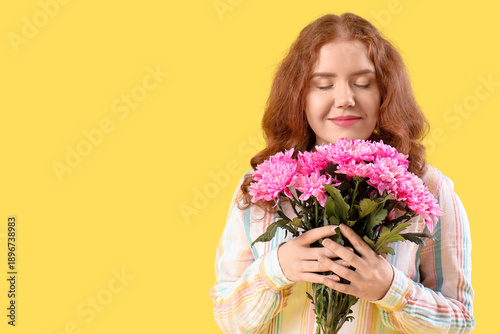 Beautiful young woman with ...