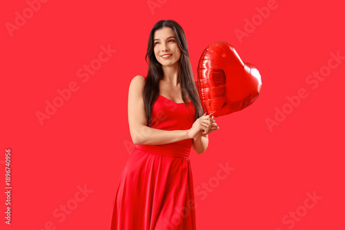 Beautiful young woman with ...