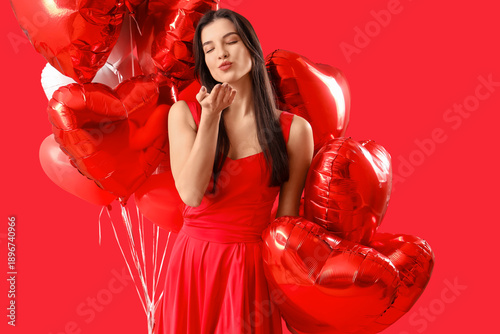 Beautiful young woman with ...