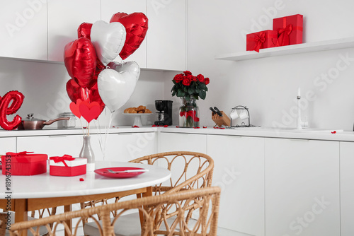 Romantic kitchen decorated ...