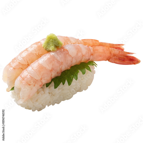 Sushi prawn nigiri seafood fresh japanese cuisine delight