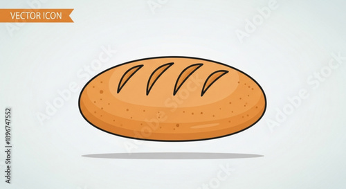 Delicious freshly baked bread with crusty top sliced and ready to eat on a light background