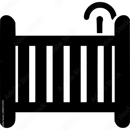 Baby Crib Vector