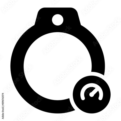 performance glyph icon