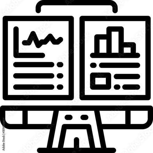 compare line icon. Clean and minimalist vector icon for websites, mobile apps, presentations, and logos. Fully scalable and customizable for any project.