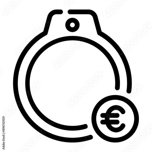 euro line icon