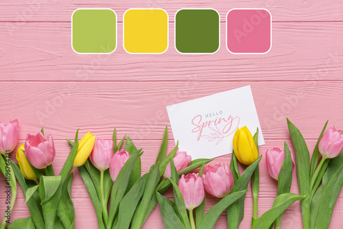 Greeting card with text HEL...