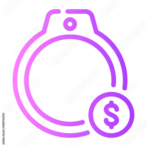 money gradient icon