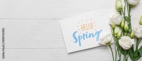 Greeting card with text HEL...
