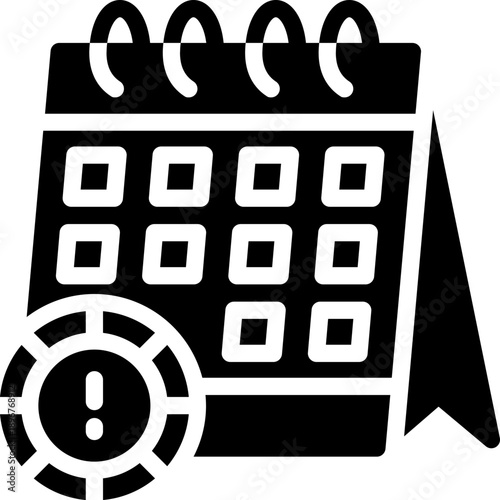 home working glyph icon. Strong and solid vector icon for websites, mobile interfaces, presentations, and visual branding. High quality and easy to edit.