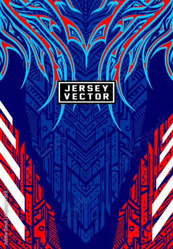 BLUE FUTURISTIC ABSTRACT BACK...