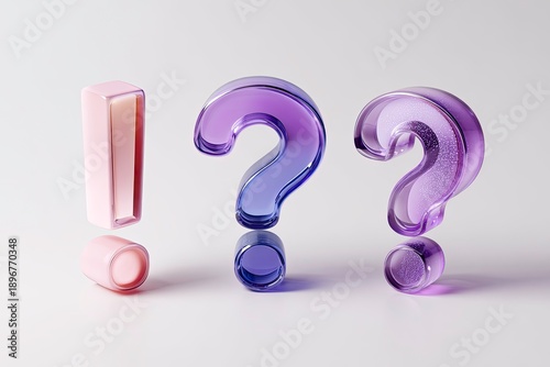 Question Marks and Exclamation Point Symbols