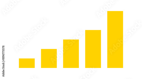 シンプルなグラフのイラスト ベクター素材