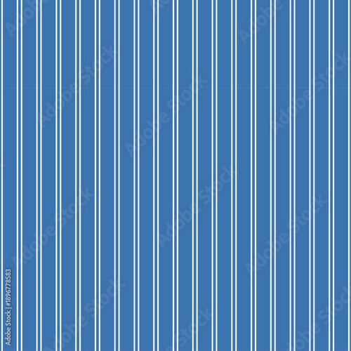 Seamless vertical stripes pattern on blue background
